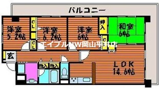 ファミール百間川の物件間取画像